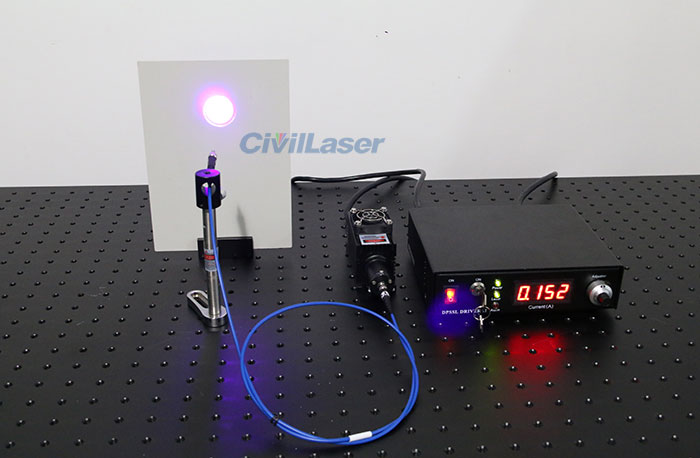 434nm fiber coupled laser